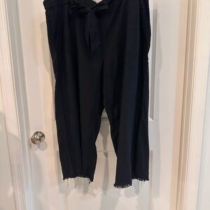 Caslon Black Tie-Waist Pants